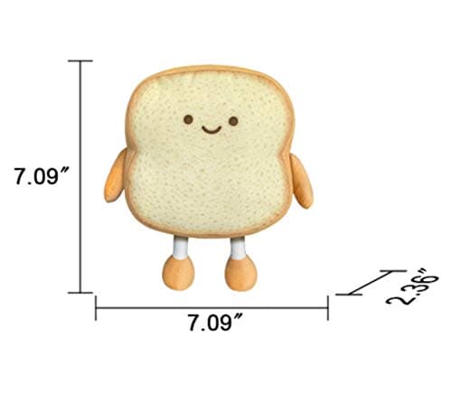 Toast Bread Golden Food Plush Toy Pillow for Kids and Adults
| Toast Bread Pillow Soft Cute and Funny Food Plush for Ho