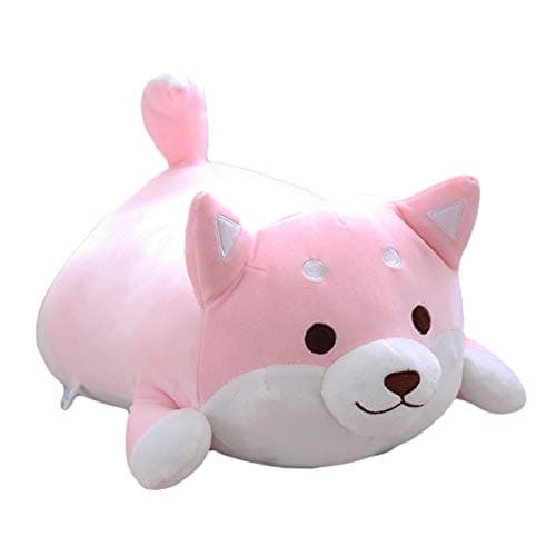 Shiba Inu Dog Plush Pillow for Valentine Gifts (Brown Round Eye, 1|5in)  
Cute Soft Corgi Stuffed Animals Doll Toys for