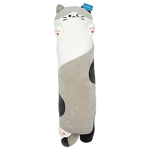 Very Soft Cat Long Hugging Pillow Plush Kitten Kitty Stuffed Animals for Snuggling
| Milky White Soft Hugging Pillow Pl