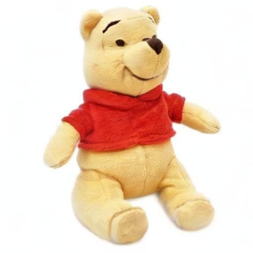 Disney Store Official Mini Bean Bag Plushie Pooh - Cute Stuffed Animal for Kids with Detailed Sculpting & Embroidered Fe