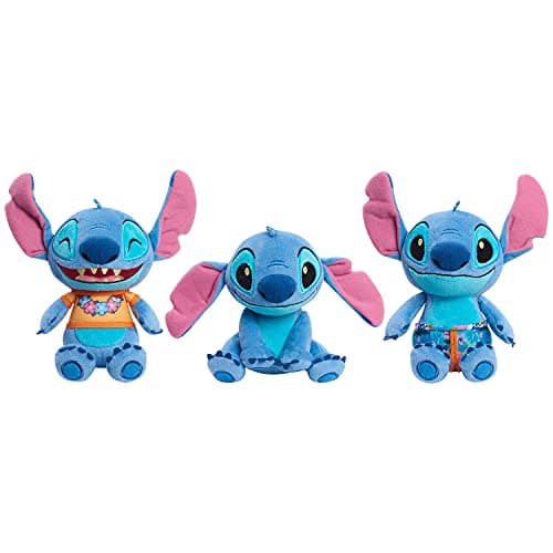 Disney’s Lilo & Stitch 7.5 Inch Stitch Plushie Stuffed Animal, Trendy Alien Toy for Kids Aged 2 and Up