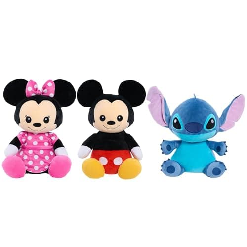Disney Stitch Comfort Weighted Plush Stuffed Animal, Blue, Kids Toys for Relaxation Ages 3 Up