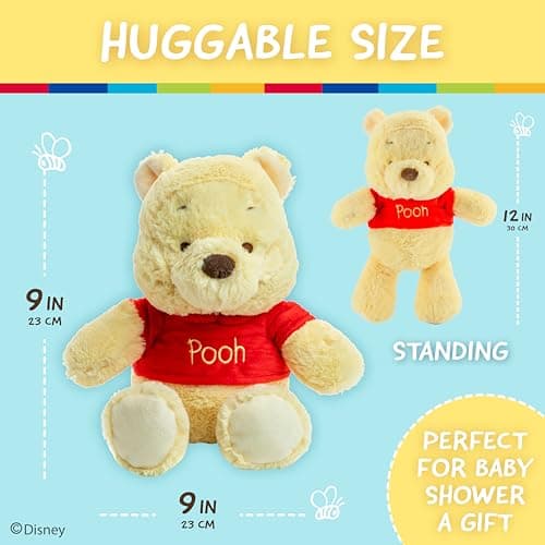 Disney Kids Preferred Baby Winnie the Pooh Stuffed Animal 12" Jingle Crinkle Friends