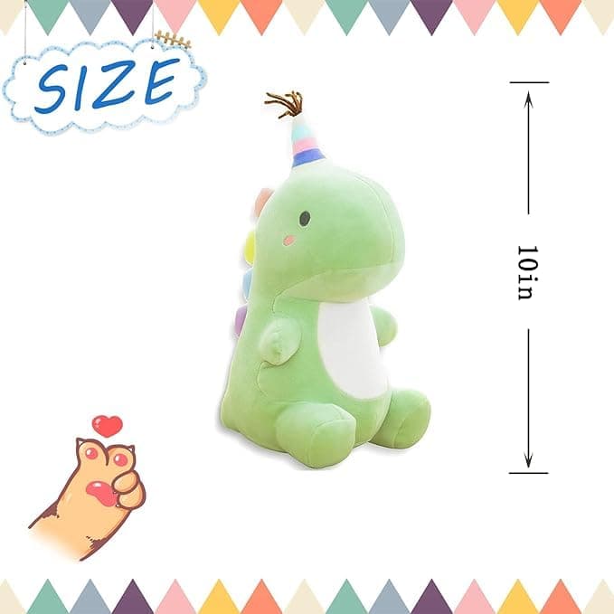10in Dinosaur Plush Toys, Soft Stuffed Animal Gifts for Boys and Girls
10in Dinosaur Plush Toys, Perfect Christmas Birth