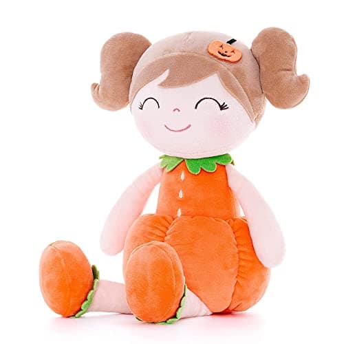 Gloveleya Soft Doll for Kids Ages 2-4 Peach Fairy Plush Toy with Gift Box