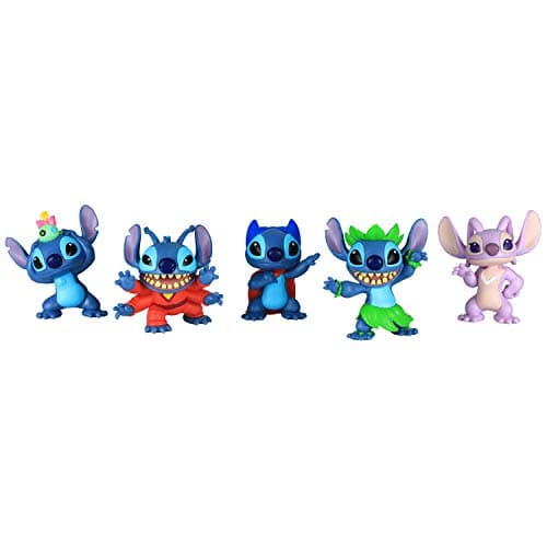 Just Play Disney’s Lilo & Stitch Collectible 5-Piece Stitch Figure Set for Kids Aged 3 and Up
| Disney’s Lilo & Stitch