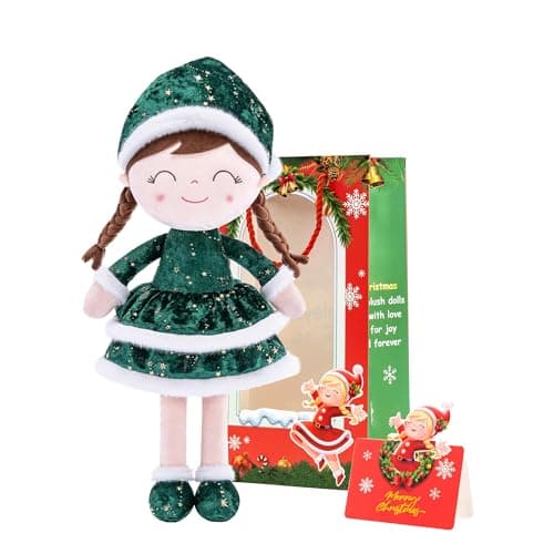 Gloveleya Soft Doll for Kids Ages 2-4 Peach Fairy Plush Toy with Gift Box