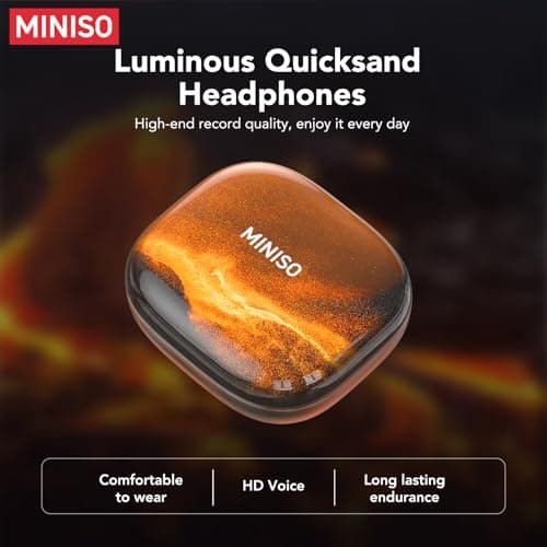 MINISO Wireless Bluetooth 5.4 Open Ear Headphones Ultra-Comfort Snug Fit for Daily & Travel Use
| MINISO Open Ear Headp