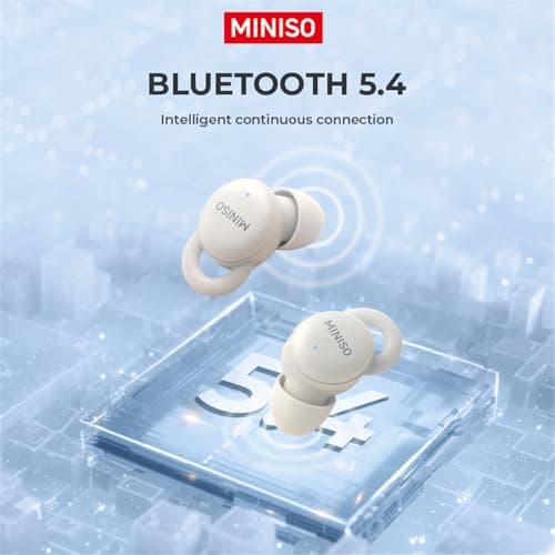MINISO X10 Bluetooth Noise Blocking Earbuds for Side Sleepers in BedComfortable Fit Bluetooth 5.4 Earphones for Sleeping