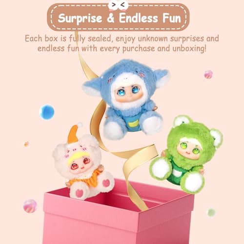 Zoo Tour Series Vinyl Plush Blind Box for Girls & Boys
