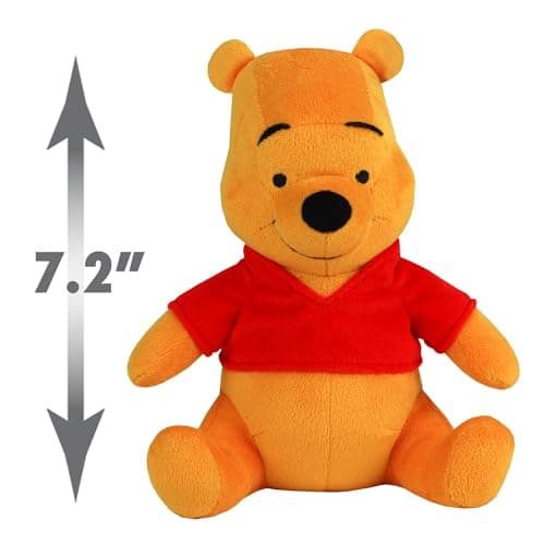 Disney Collectible Super Soft Plush Fabric Winnie the Pooh Beanbag Plush for Kids Ages 2 Up
Disneystyle Super Soft Winni