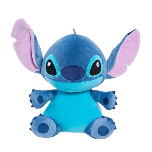 Disney Stitch Comfort Weighted Plush Stuffed Animal, Blue, Kids Toys for Relaxation Ages 3 Up