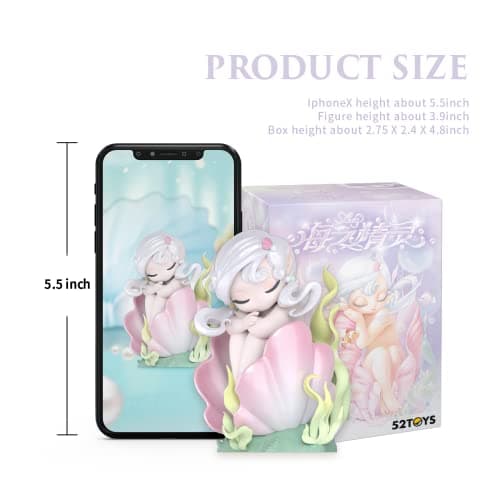 52TOYS Sleep Sea Elves Series Collectible Action Figure for Desk Gift Birthday Party Holiday |3 Inch