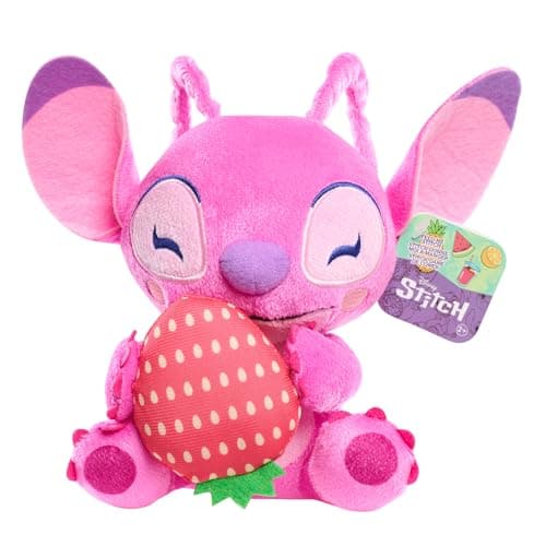 Disney Stitch Small 7-inch Plush Stuffed Animal for Kids Ages 2 Up Angel with Strawberry Just Play
Disney Stitch 7-inch