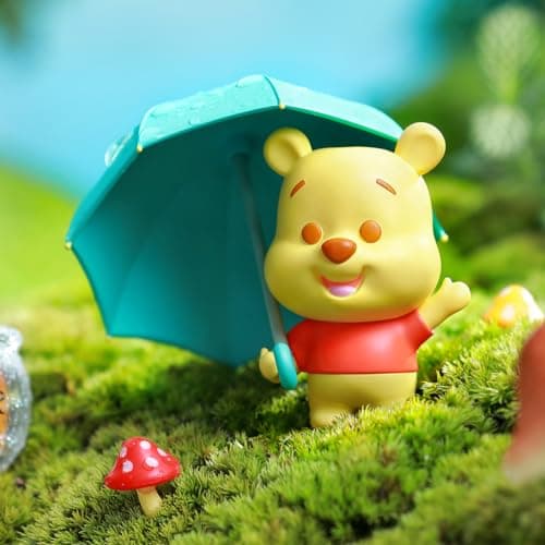 MINISO Winnie-The-Pooh Collection Rainy Season Figure Model Blind Box Random Design Toy for Home Decor and Birthday Gift