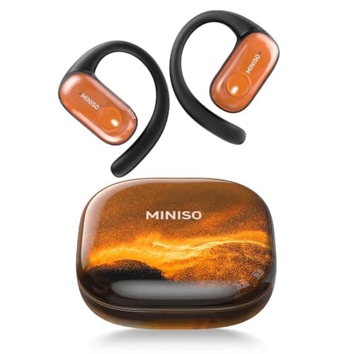 True Wireless Bluetooth 5.4 Open Ear Headphones with Quicksand Charging Case for Daily Use
| MINISO Open Ear Headphones