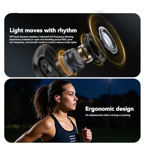 True Wireless Bluetooth 5.4 Open Ear Headphones with Quicksand Charging Case for Daily Use
| MINISO Open Ear Headphones