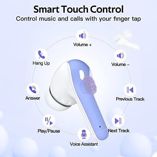 TAGRY True Wireless Bluetooth Headphones with LED Power Display for Smart Phone and Computer
| TAGRY IPX5 Waterproof Tr