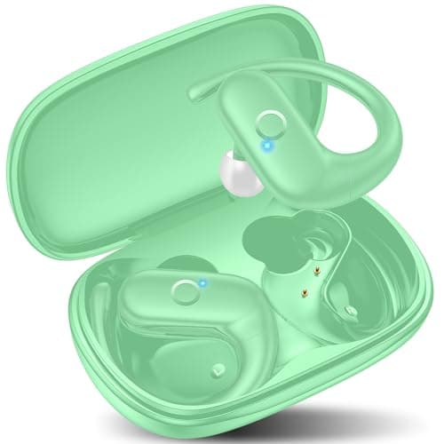 Kurdene Wireless Earbuds Bluetooth Headphones - Over Ear Buds with Deep Bass Sound,60Hrs Playtime - Black  
Kurdene Wire