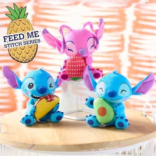 Disney Stitch Small 7-inch Plush Stuffed Animal for Kids Ages 2 Up Angel with Strawberry Just Play
Disney Stitch 7-inch