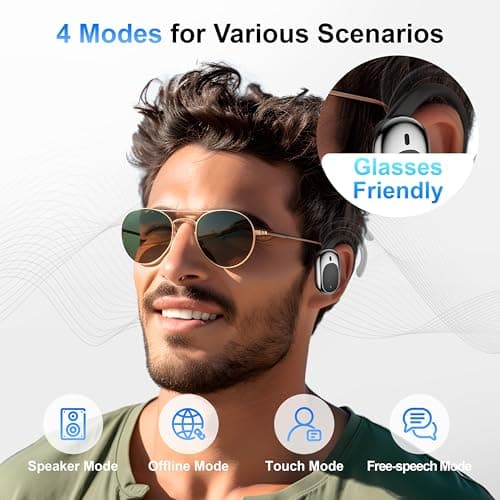 Real Time Translation Earbuds for Travel and Business with 144 Languages Support and Long Battery Life
| AI Language Tr