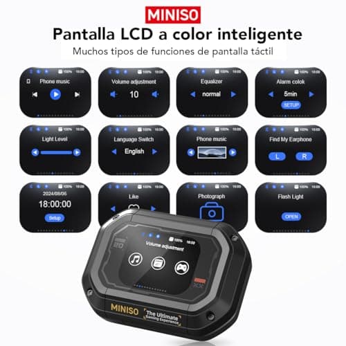 MINISO M98 Real Time Translation Earbuds with Bluetooth 5.4 for Running
| MINISO M98 135 Language Support Earbuds for D