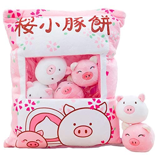 Cute Plush Pillow Throw Pillow for Girls (Kitten)
| Removable Stuffed Animal Toys Creative Gifts for Girls (Kitten)
| P