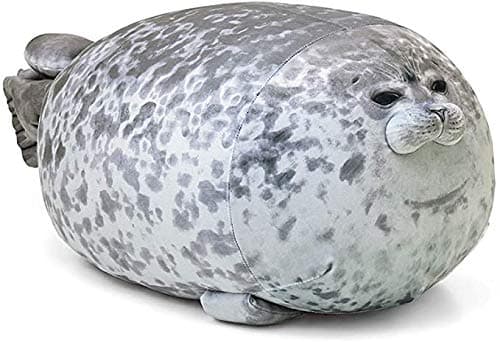 ETAOLINE Small Seal Pillow for Kids and Adults as Soft Bed Companion and Comfort Toy