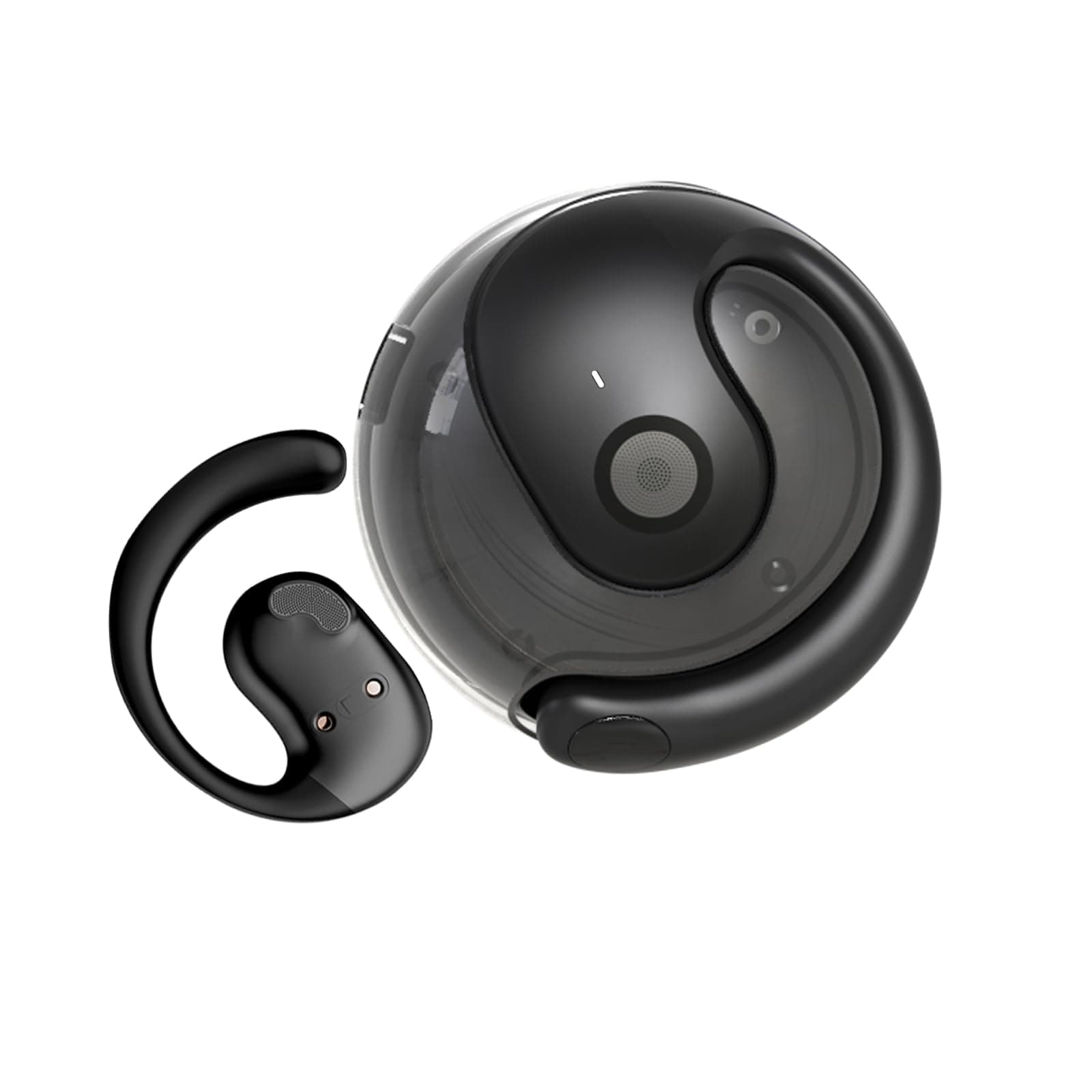 Black OWS Wireless Bluetooth 5.4 Earbuds for Sports and Driving with 48H Range and IPX5 Waterproof
| OWS Black Wireless