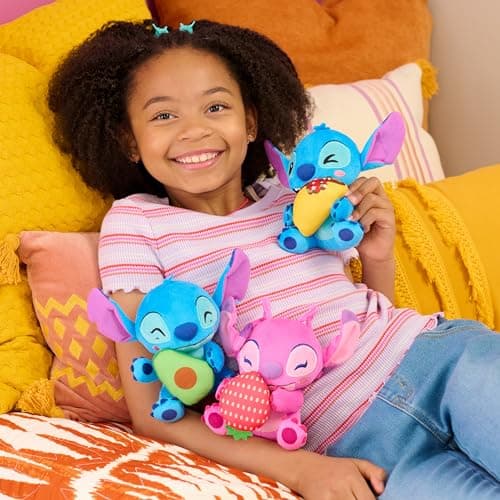 Disney Stitch Small 7-inch Plush Stuffed Animal for Kids Ages 2 Up in Avocado by Just Play
Disney Stitch Small 7-inch Pl