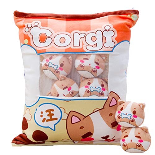 Cute Plush Pillow Throw Pillow for Girls (Kitten)
| Removable Stuffed Animal Toys Creative Gifts for Girls (Kitten)
| P