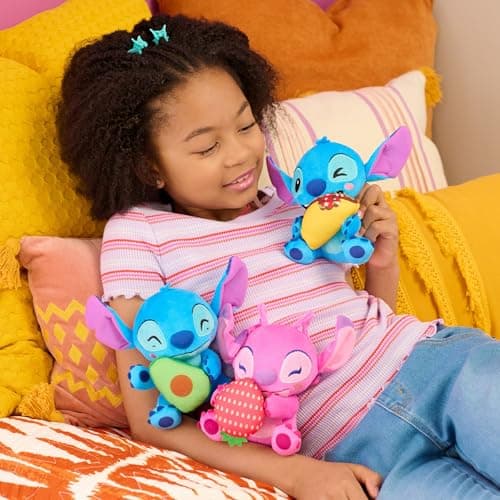 Disney Stitch Small 7-inch Plush Stuffed Animal for Kids Ages 2 Up in Avocado by Just Play
Disney Stitch Small 7-inch Pl