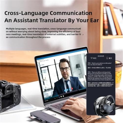 X15 Pro Translation Earphone - Black for Real Time Language Translation
| Hy-T26 Pro Language Translator Earbuds - Blac