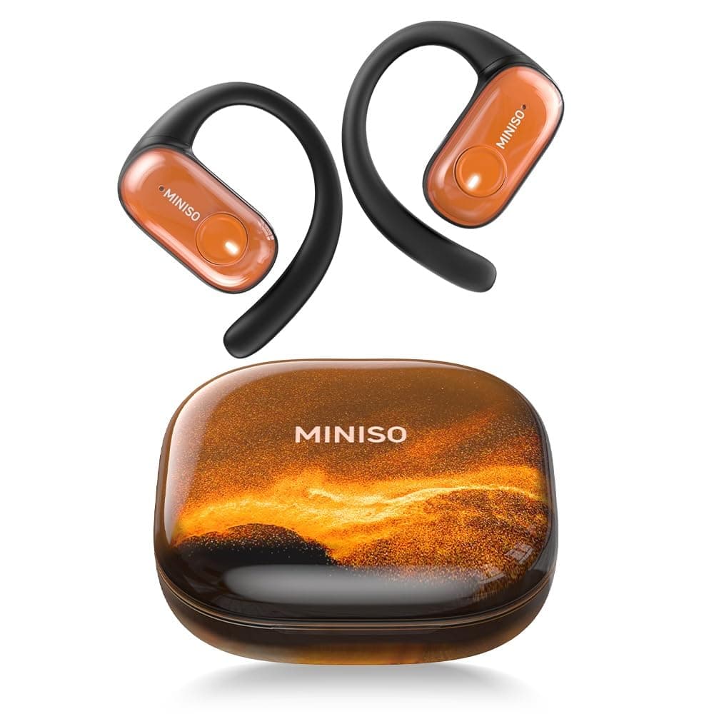 True Wireless Bluetooth 5.4 Open Ear Headphones with Quicksand Charging Case for Daily Use
| MINISO Open Ear Headphones